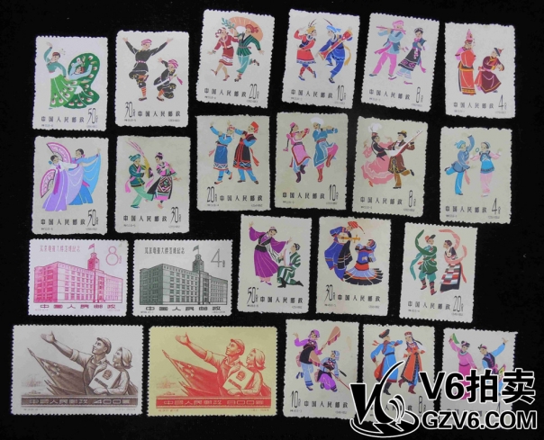 Lot176-116 特49、特53、特55 紀(jì)30、紀(jì)56 各1套 部分有黃